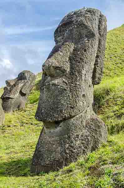 19 - Chile - isla de Rapa Nui o Pascua - Rano Raraku